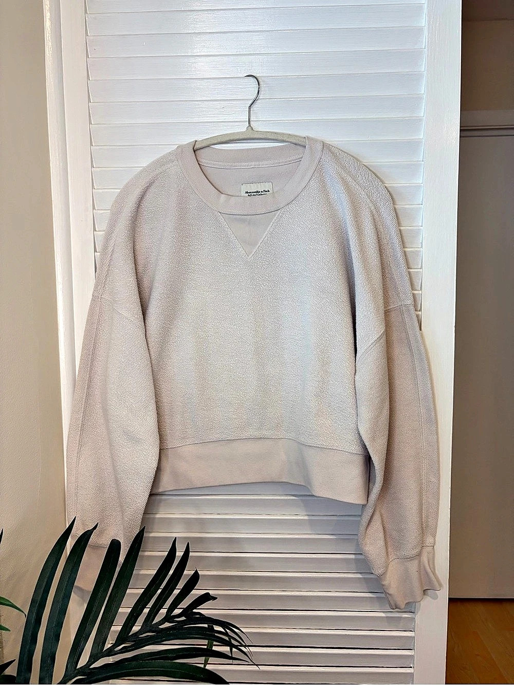 Abercrombie & Fitch Soft Collection Textured Crewneck Sweater Size L Cozy